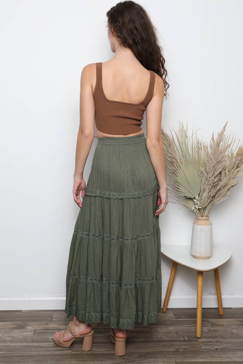 Autumn's Boho Maxi Skirt Wild Cactus Boutique