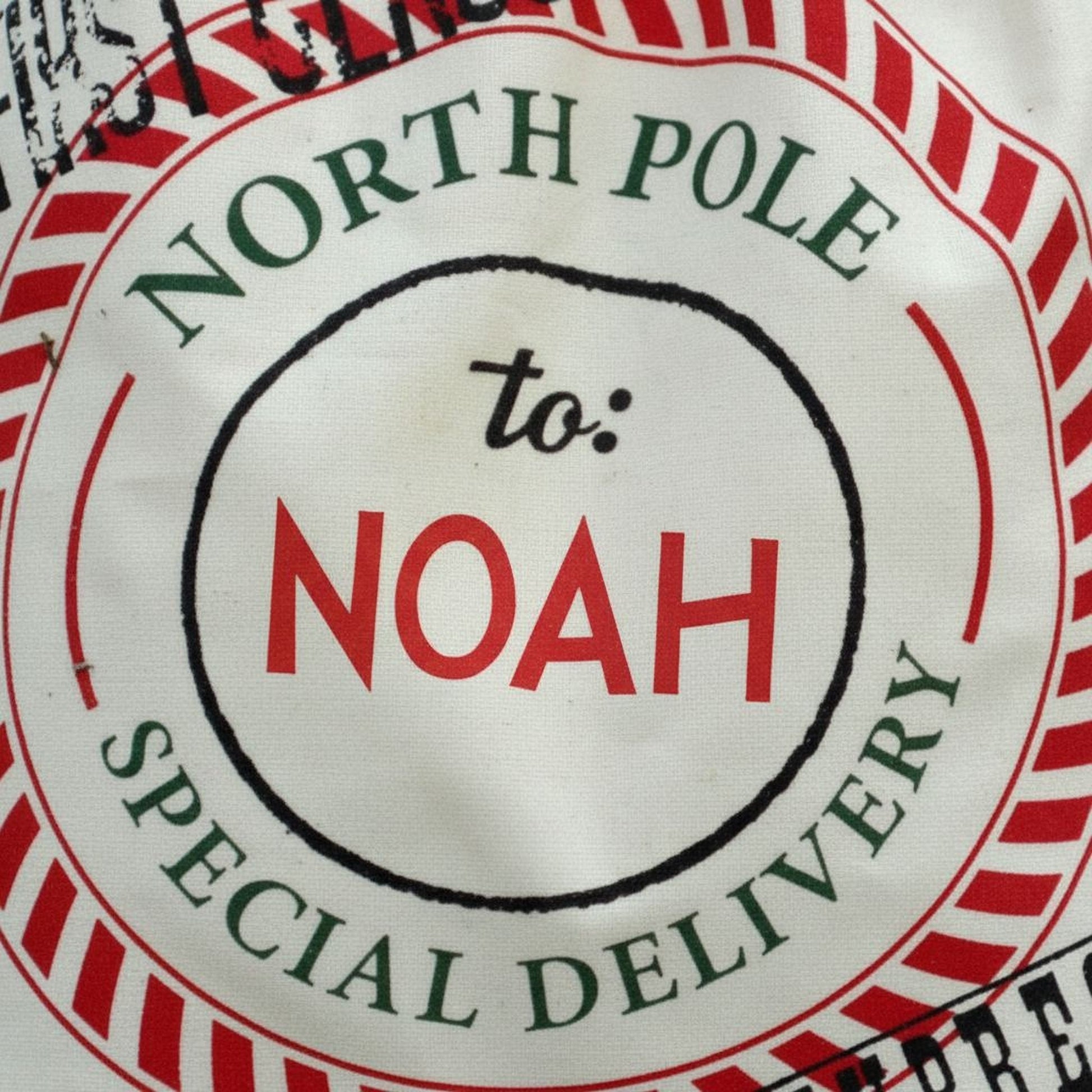 Santa Bag - Personalized Santa Bags - Custom Santa Bag Joyful Moose