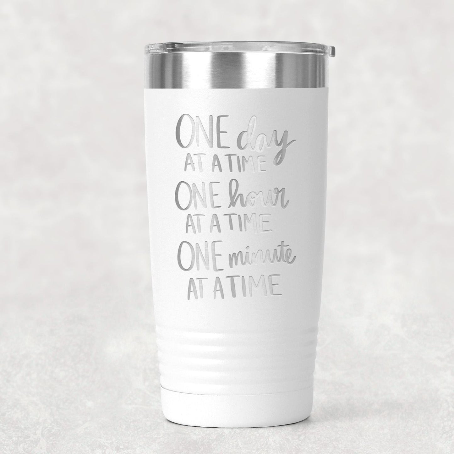 Inspirational Stainless Steel Tumbler – Double Wall Insulated 20 Ounce Cup Joyful Moose