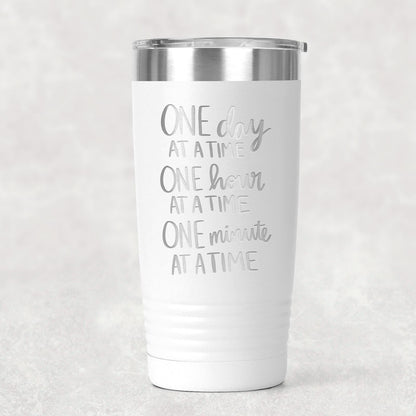 Inspirational Stainless Steel Tumbler – Double Wall Insulated 20 Ounce Cup Joyful Moose