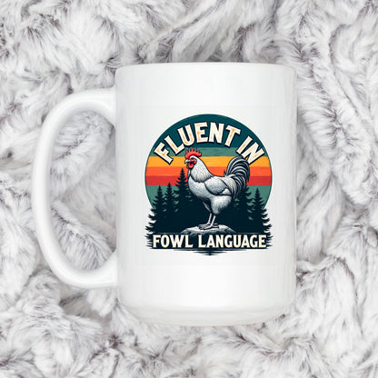 Funny Chicken Coffee Cup - Farm Humor Mug With Rooster Design | Ceramic, Dishwasher Safe Joyful Moose