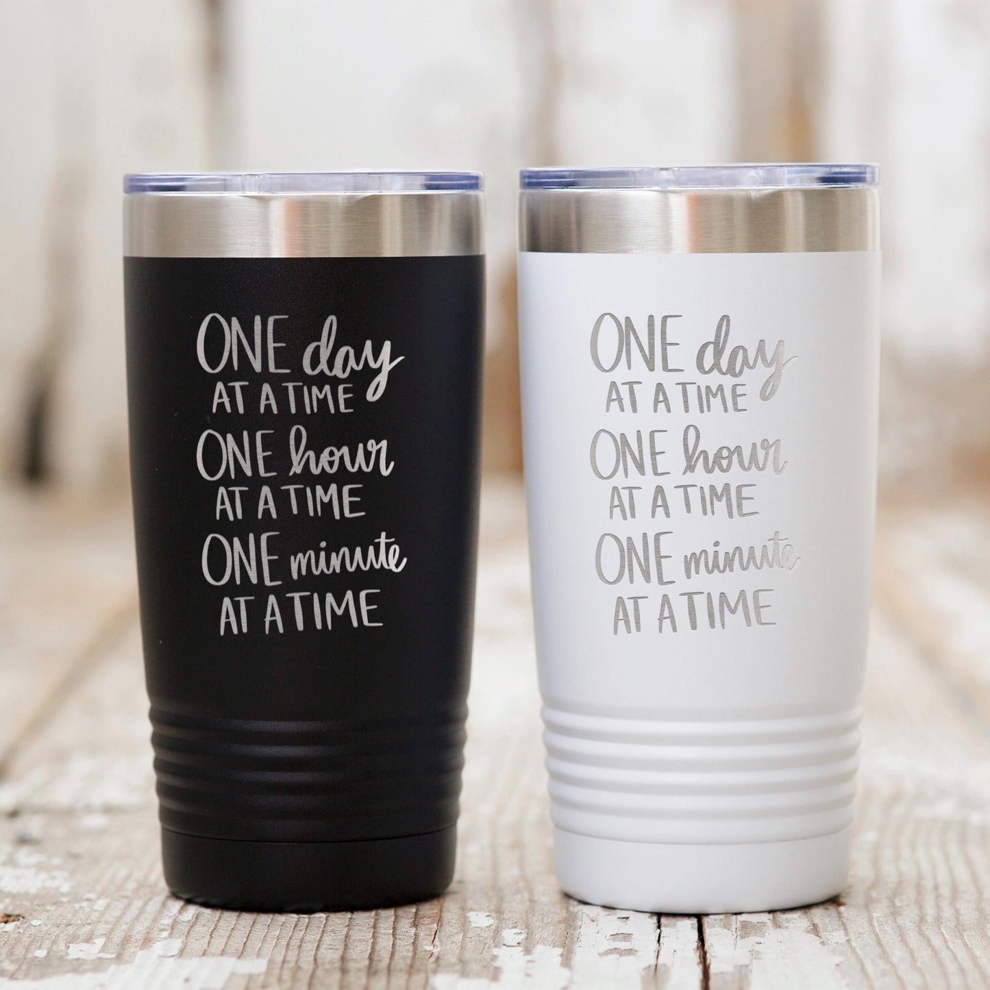 Inspirational Stainless Steel Tumbler – Double Wall Insulated 20 Ounce Cup Joyful Moose