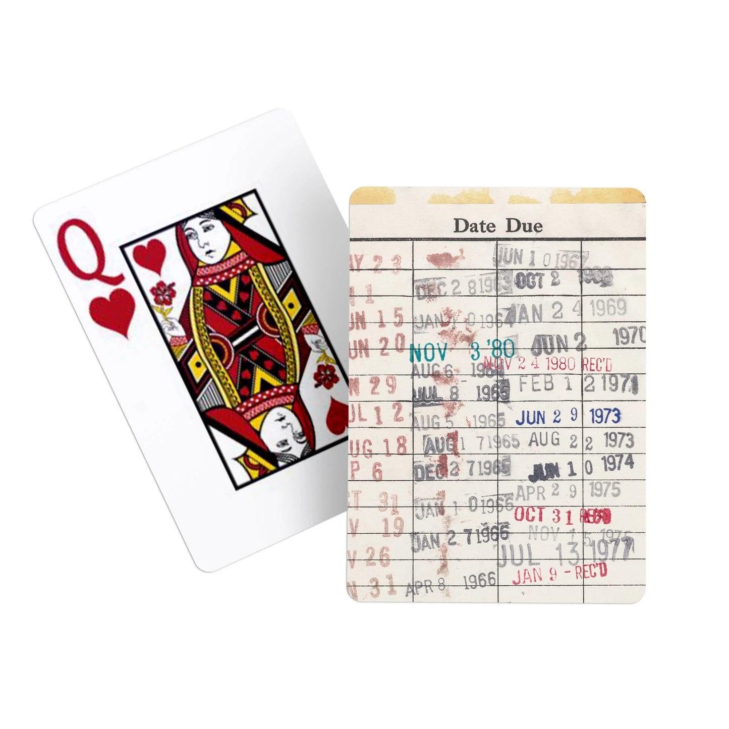 Library Book Card Deck, Literary Deck of Playing Cards, Poker Cards for Readers, Book Club Gift Ideas Joyful Moose