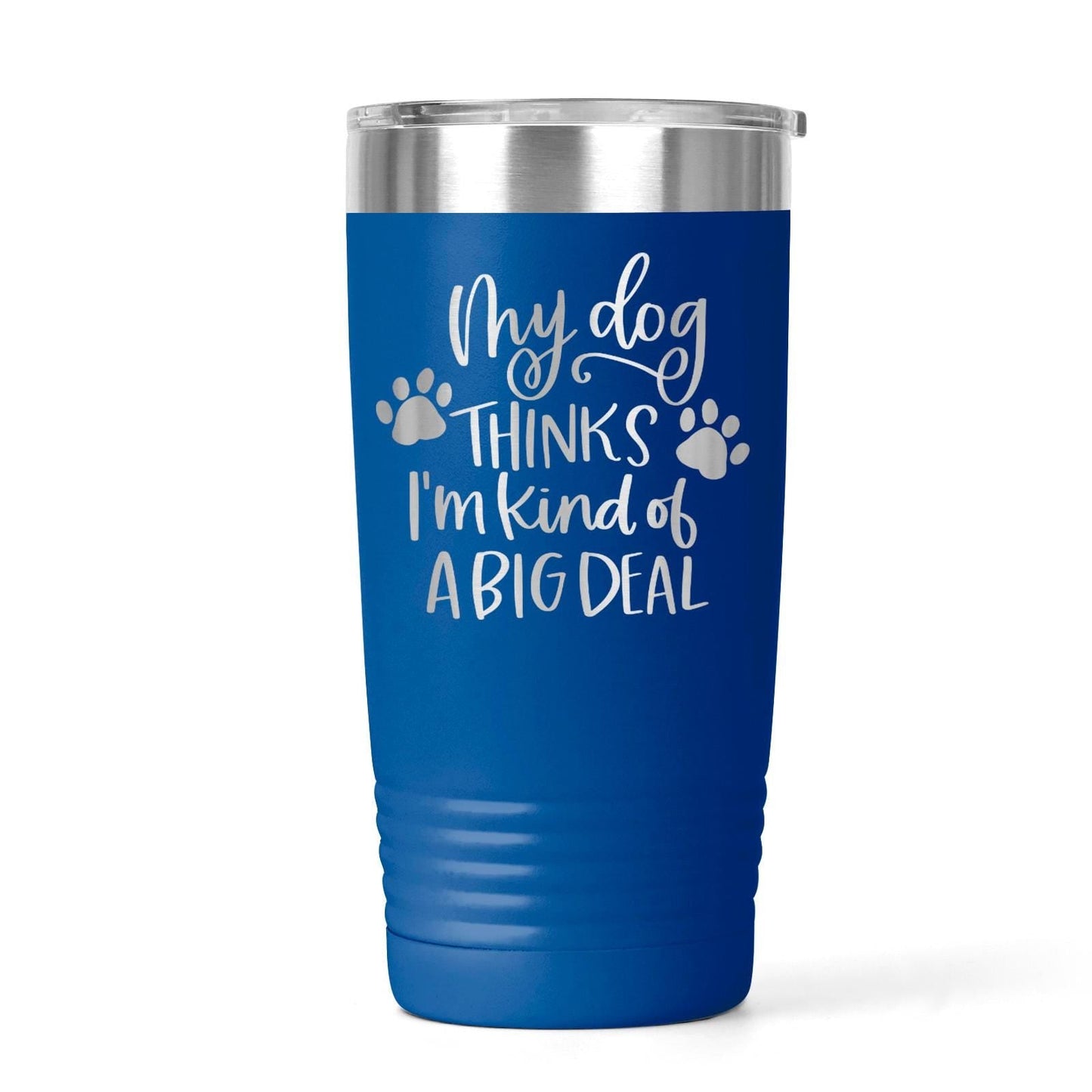 Dog Lover Tumbler - Stainless Steel Travel Coffee Cup | Funny Dog Gift, Insulated Pet Drinkware Joyful Moose