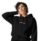 Antisocial Embroidered Hoodie Goth Cloth Co.