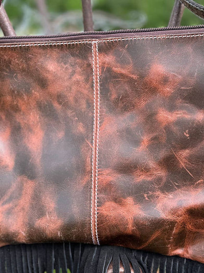 Western Cowhide Leather Purse & Wallet Wild Cactus Boutique