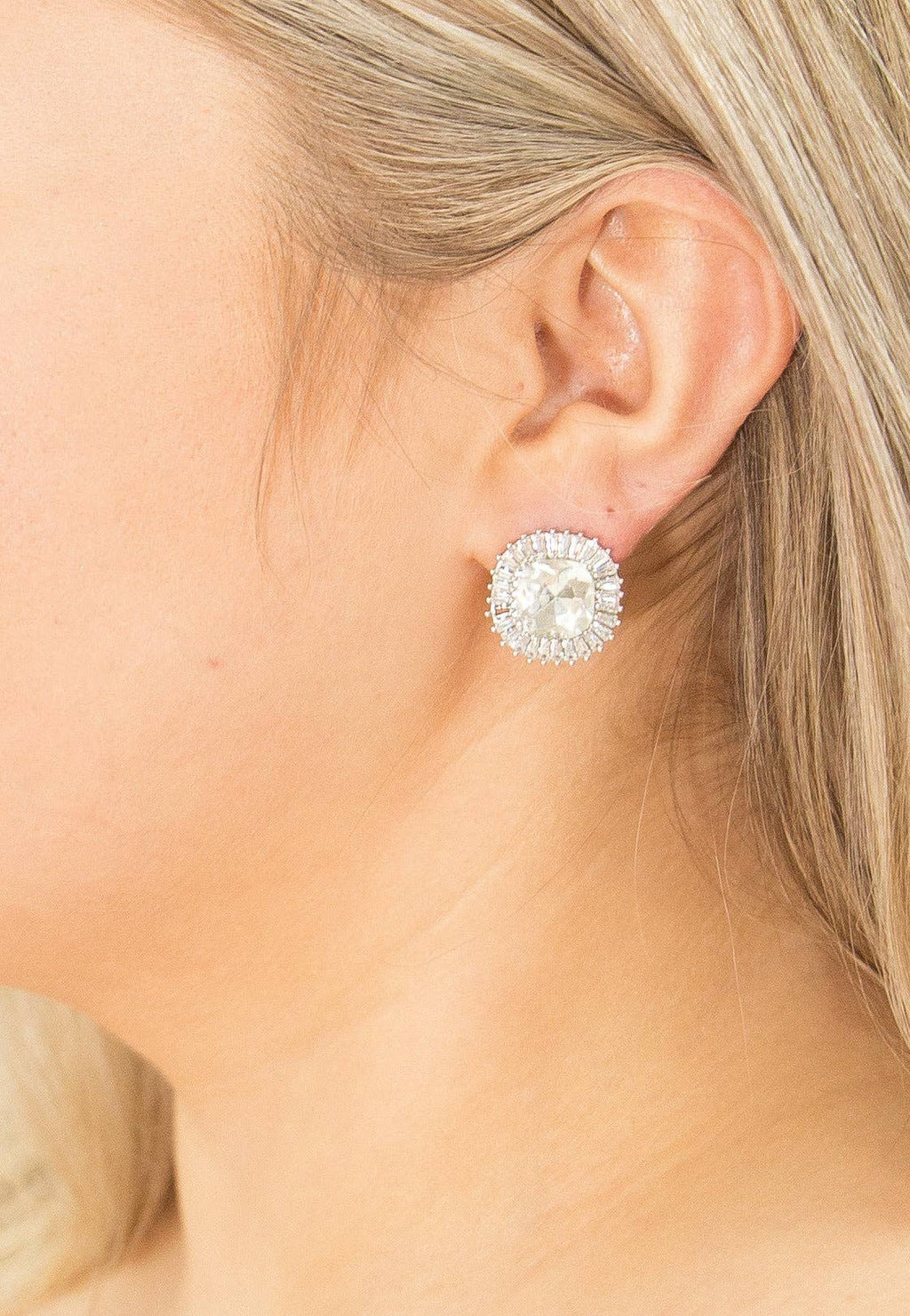 Large Rhinestone Studs, Silver Thread & Co. Boutique, LLC