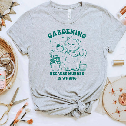 Gardening Graphic Tee for Garden Centers, Floral Plant Shops Joyful Moose