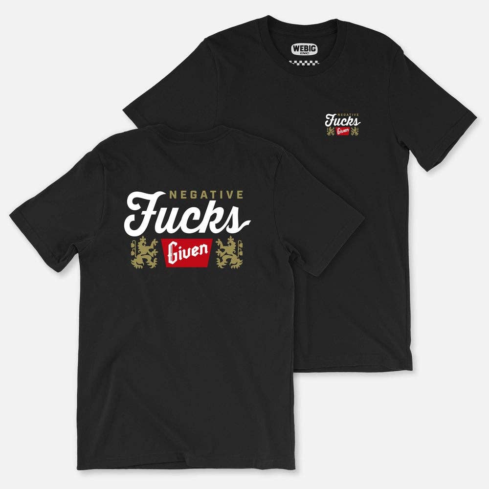 Negative F*cks Given Tee Wild Cactus Boutique
