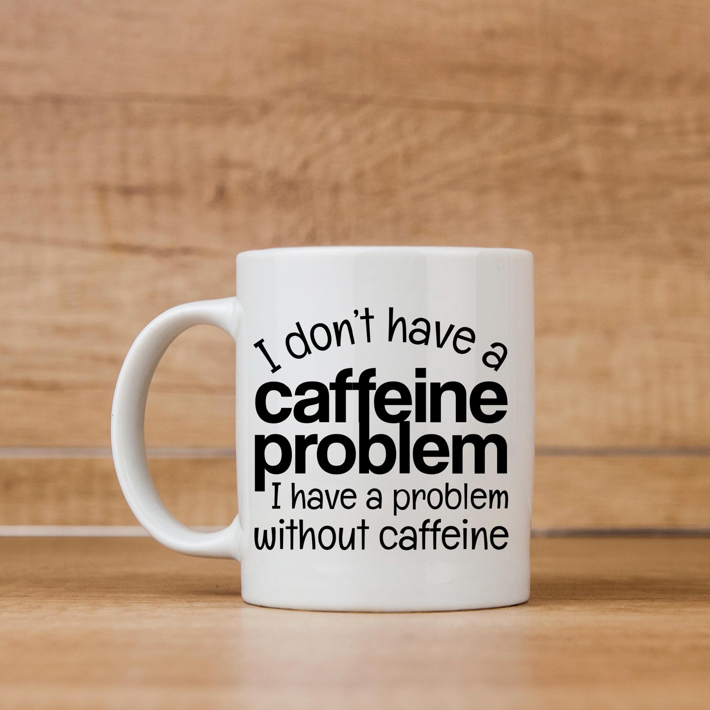 Funny Caffeine Mug - Sarcastic Coffee Cup | Coffee Lover Gift, Dishwasher Safe Joyful Moose
