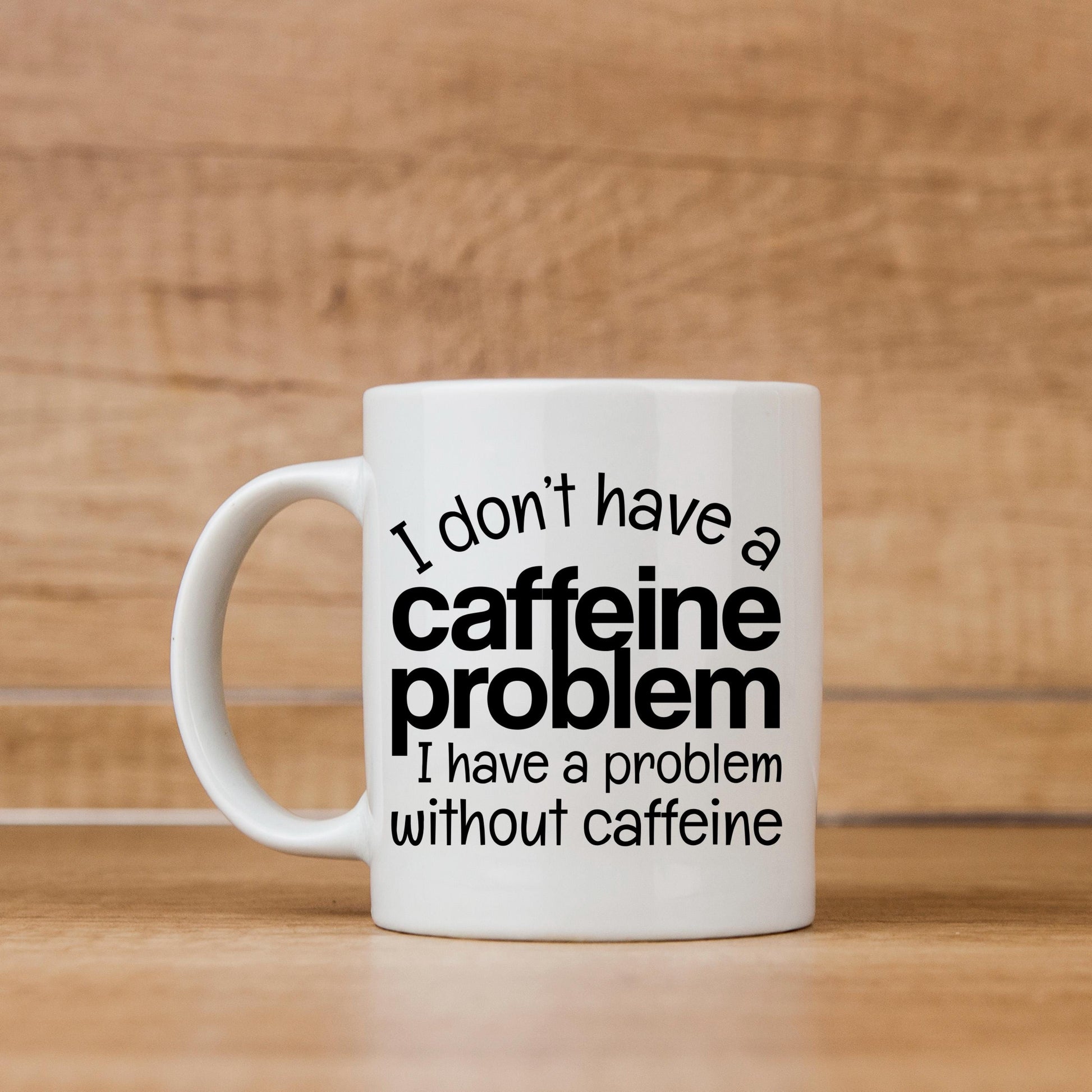 Funny Caffeine Mug - Sarcastic Coffee Cup | Coffee Lover Gift, Dishwasher Safe Joyful Moose