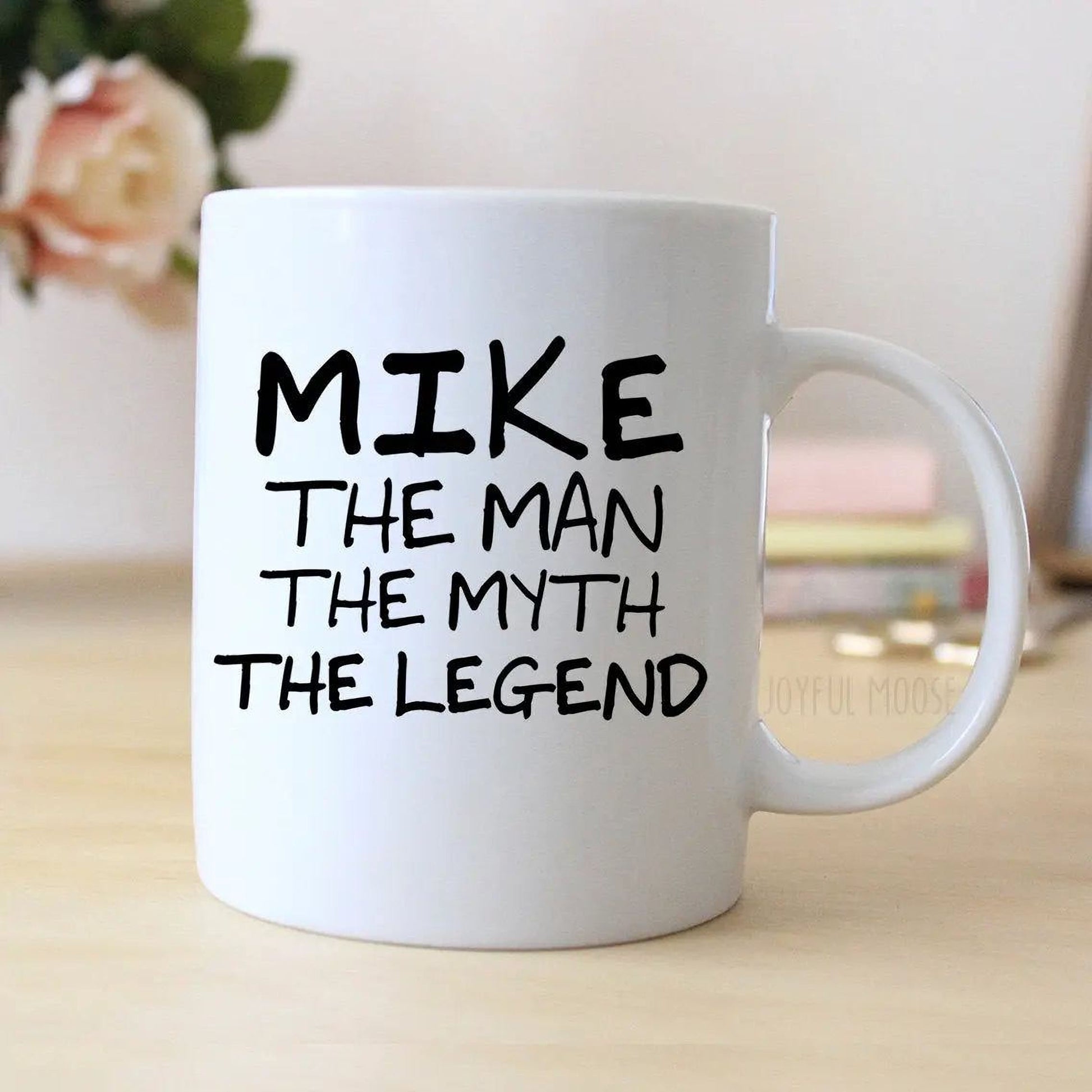 Personalized Mug - Personalized Coffee Mug for Men - Personalized Gift for Him, gift for men, custom mugs Joyful Moose