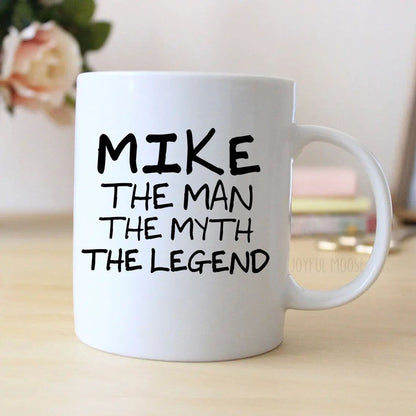 Personalized Mug - Personalized Coffee Mug for Men - Personalized Gift for Him, gift for men, custom mugs Joyful Moose