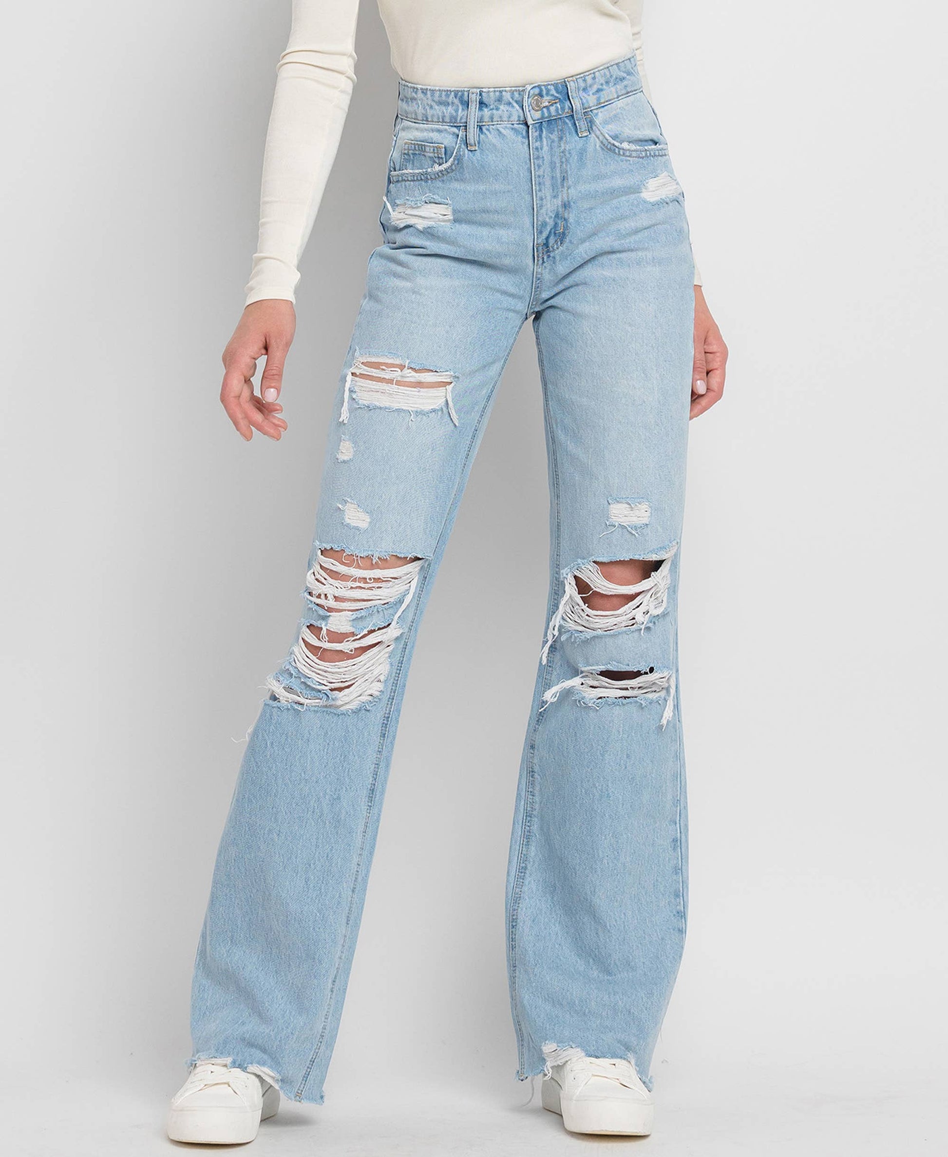Rylee's 90s Vintage Super High Rise Flare Wild Cactus Boutique