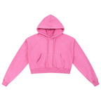 Basic B Grunge Wash Cropped Hoodie Goth Cloth Co.