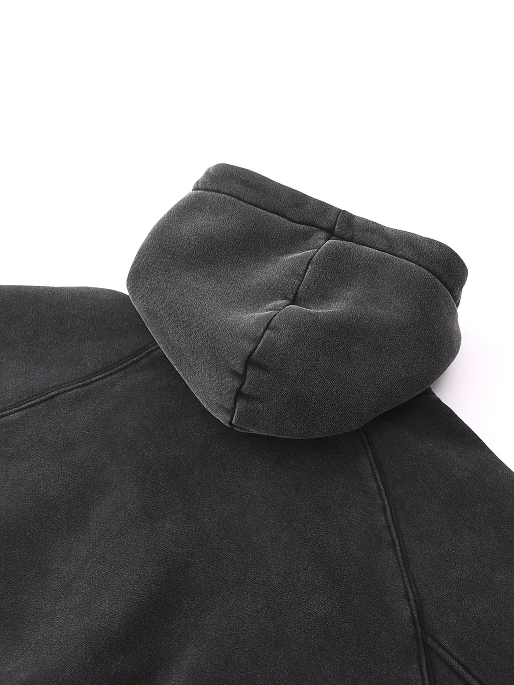 Basic B Grunge Wash Cropped Hoodie Goth Cloth Co.