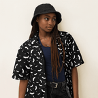 Batty Blackout Button-Up Shirt Goth Cloth Co.