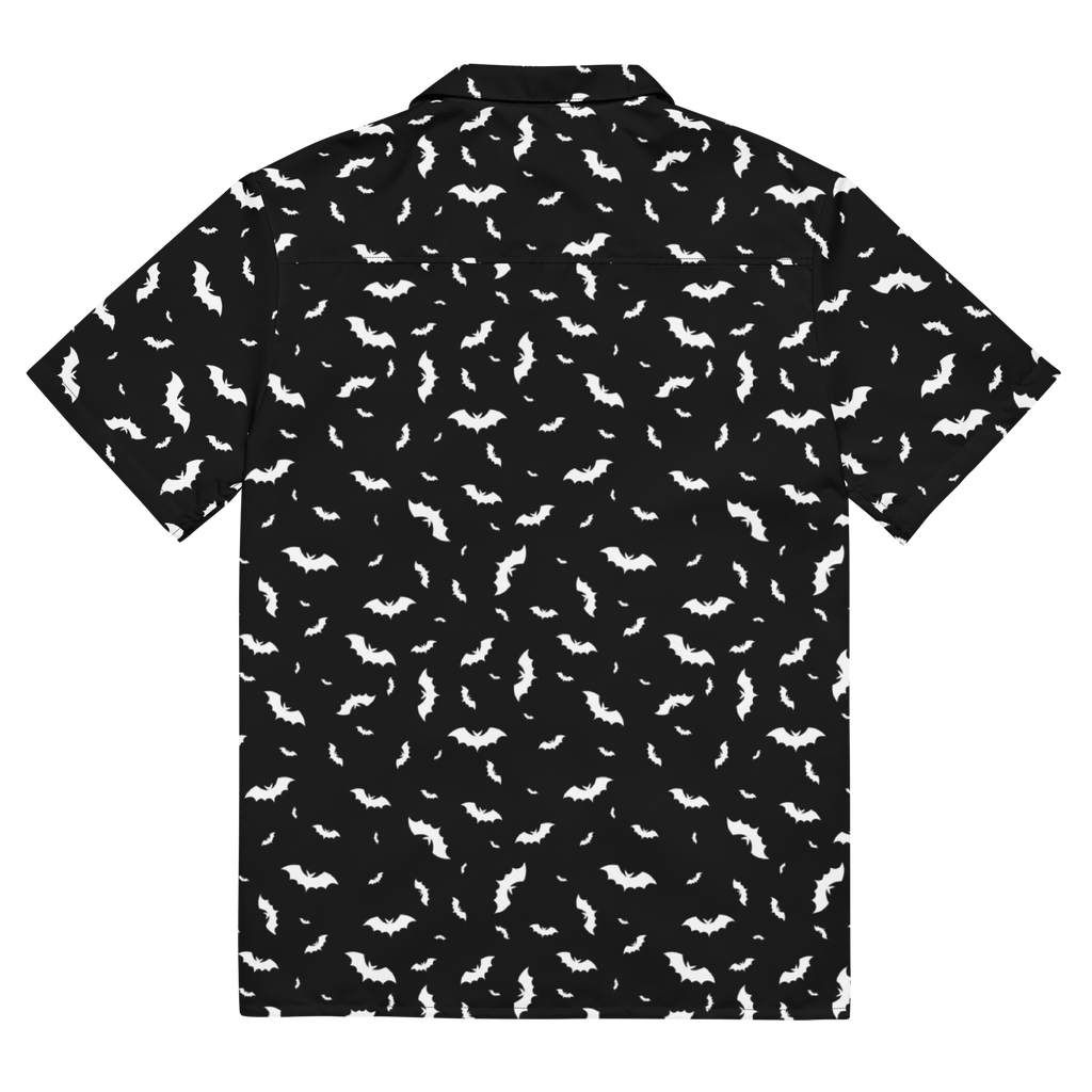 Batty Blackout Button-Up Shirt Goth Cloth Co.