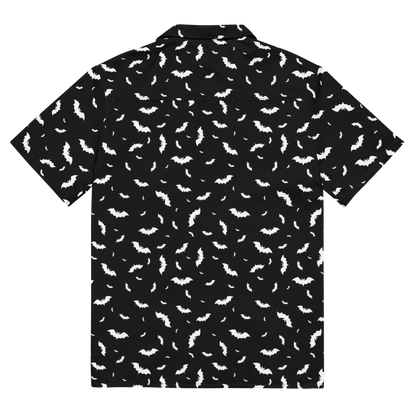 Batty Blackout Button-Up Shirt Goth Cloth Co.