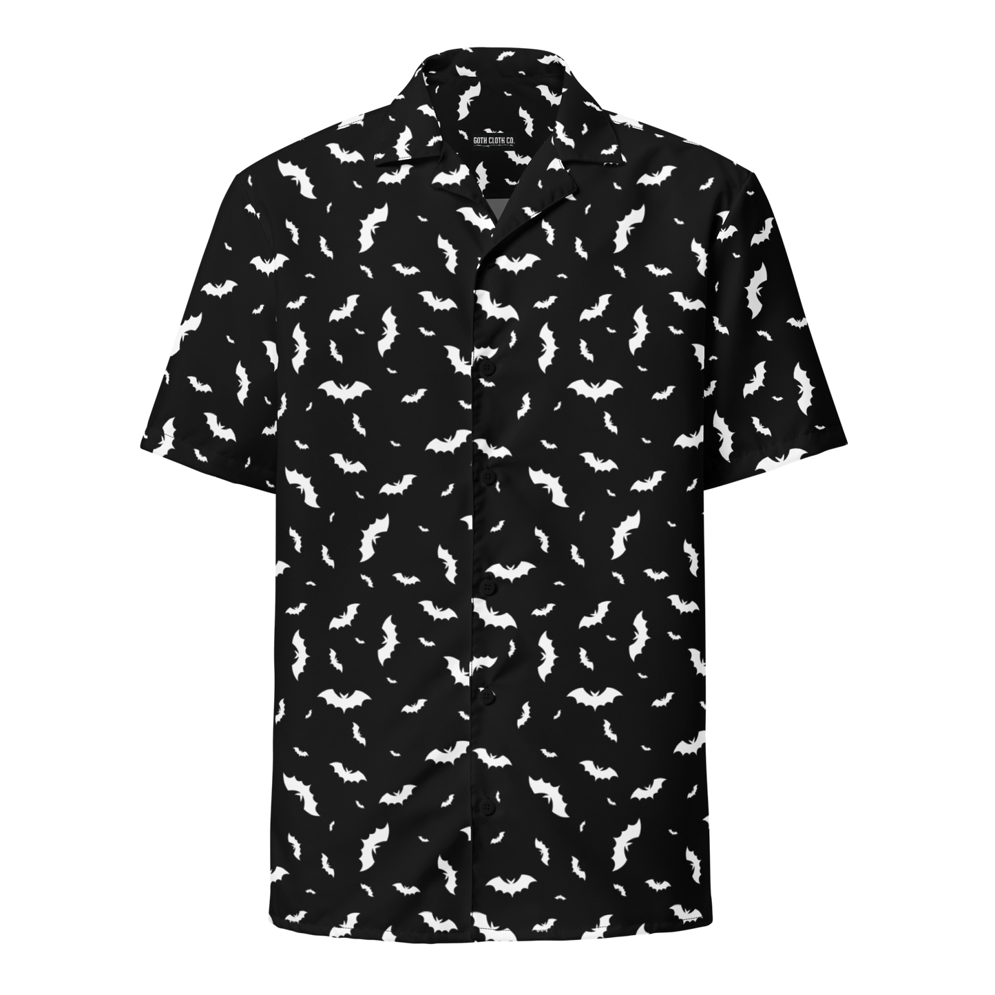 Batty Blackout Button-Up Shirt Goth Cloth Co.