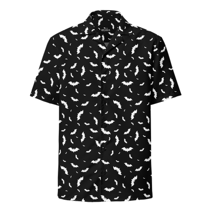 Batty Blackout Button-Up Shirt Goth Cloth Co.