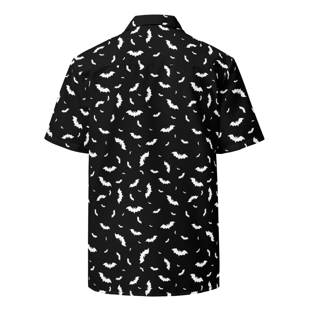 Batty Blackout Button-Up Shirt Goth Cloth Co.