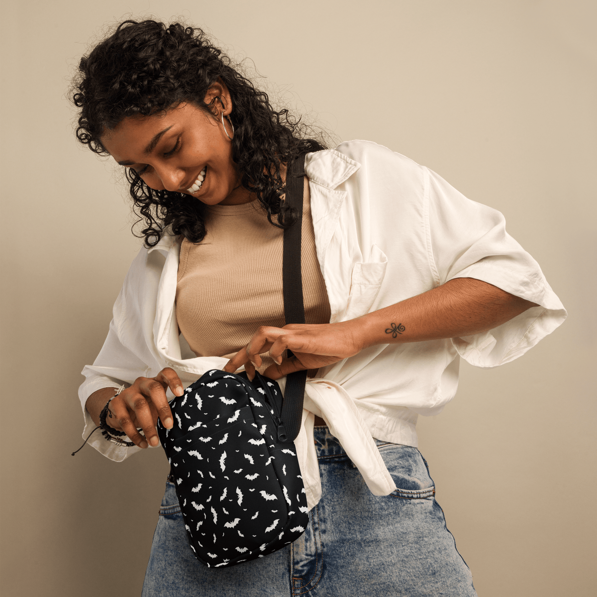 Batty Blackout Crossbody Bag Goth Cloth Co.