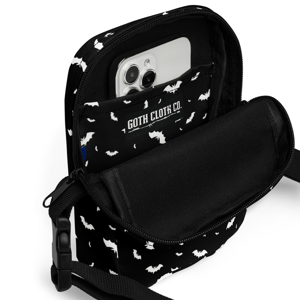 Batty Blackout Crossbody Bag Goth Cloth Co.