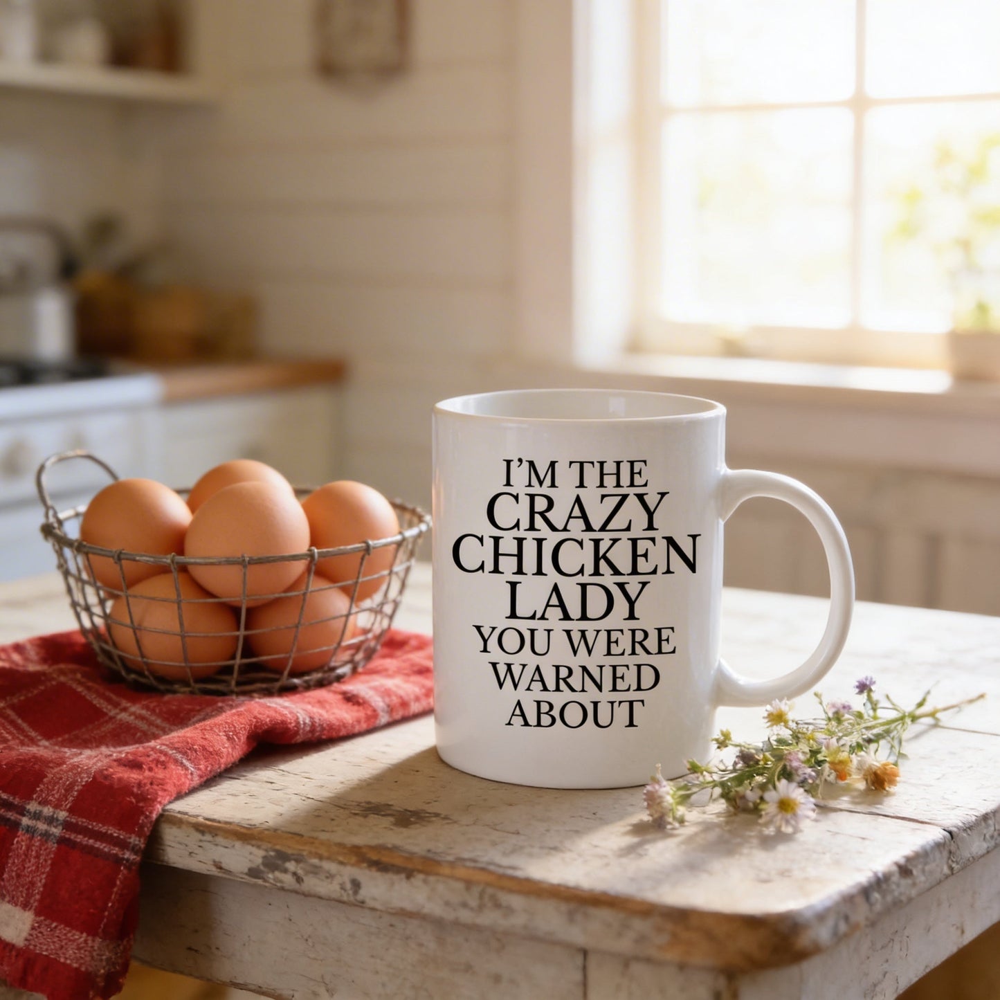 Funny Chicken Mug - Ceramic Coffee Cup | Dishwasher Safe, Microwave Safe Gift Joyful Moose
