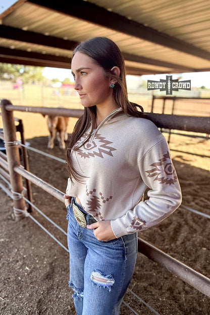 Mesa Aztec Pullover Wild Cactus Boutique
