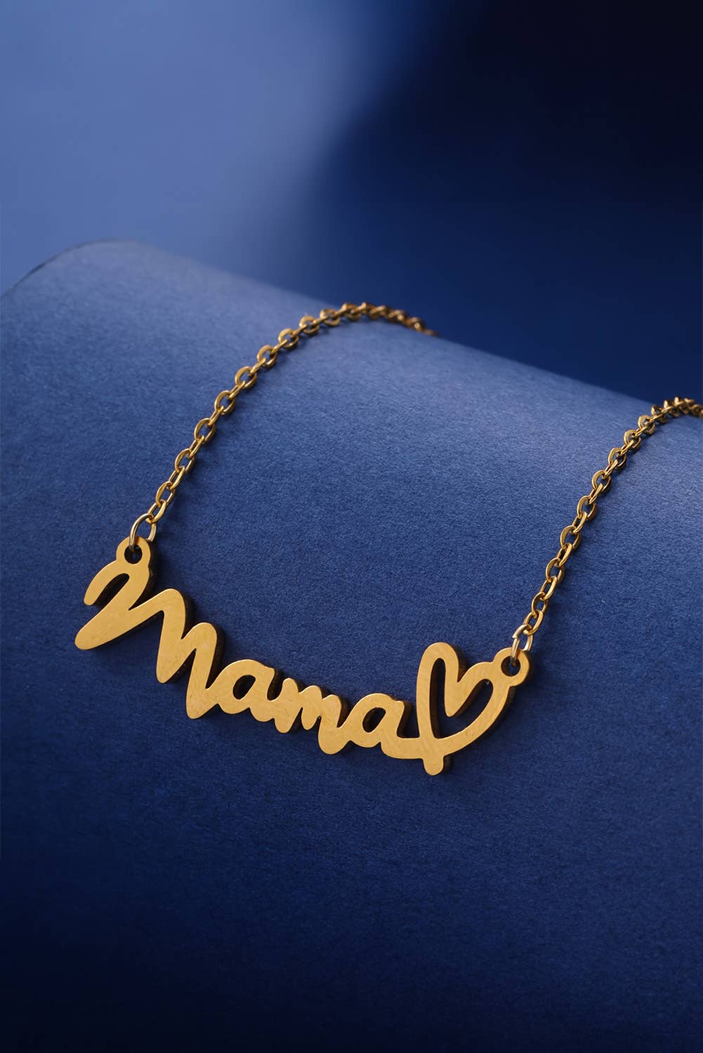 Mama Heart Pendant Chain Necklace Thread & Co. Boutique, LLC