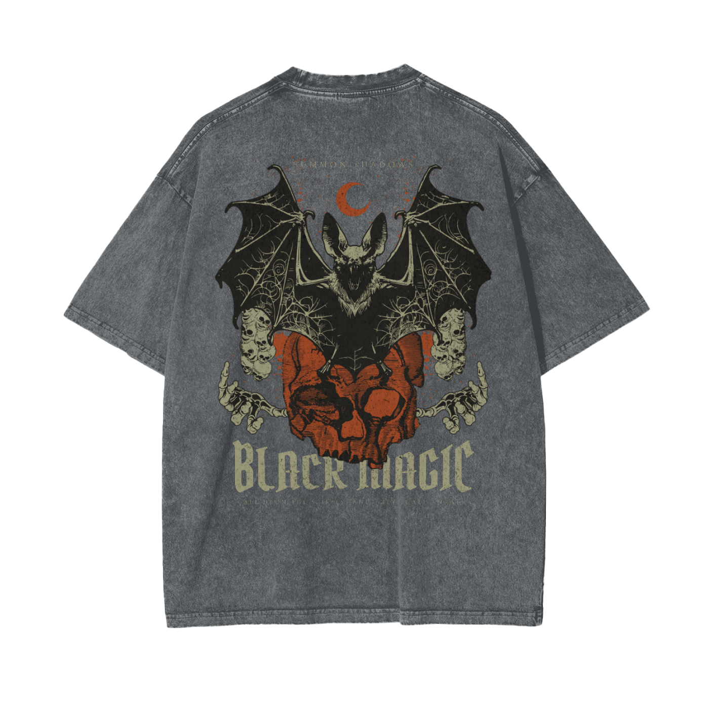 Black Magic Occult Bat T-Shirt Goth Cloth Co.