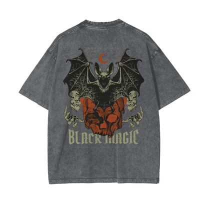 Black Magic Occult Bat T-Shirt Goth Cloth Co.