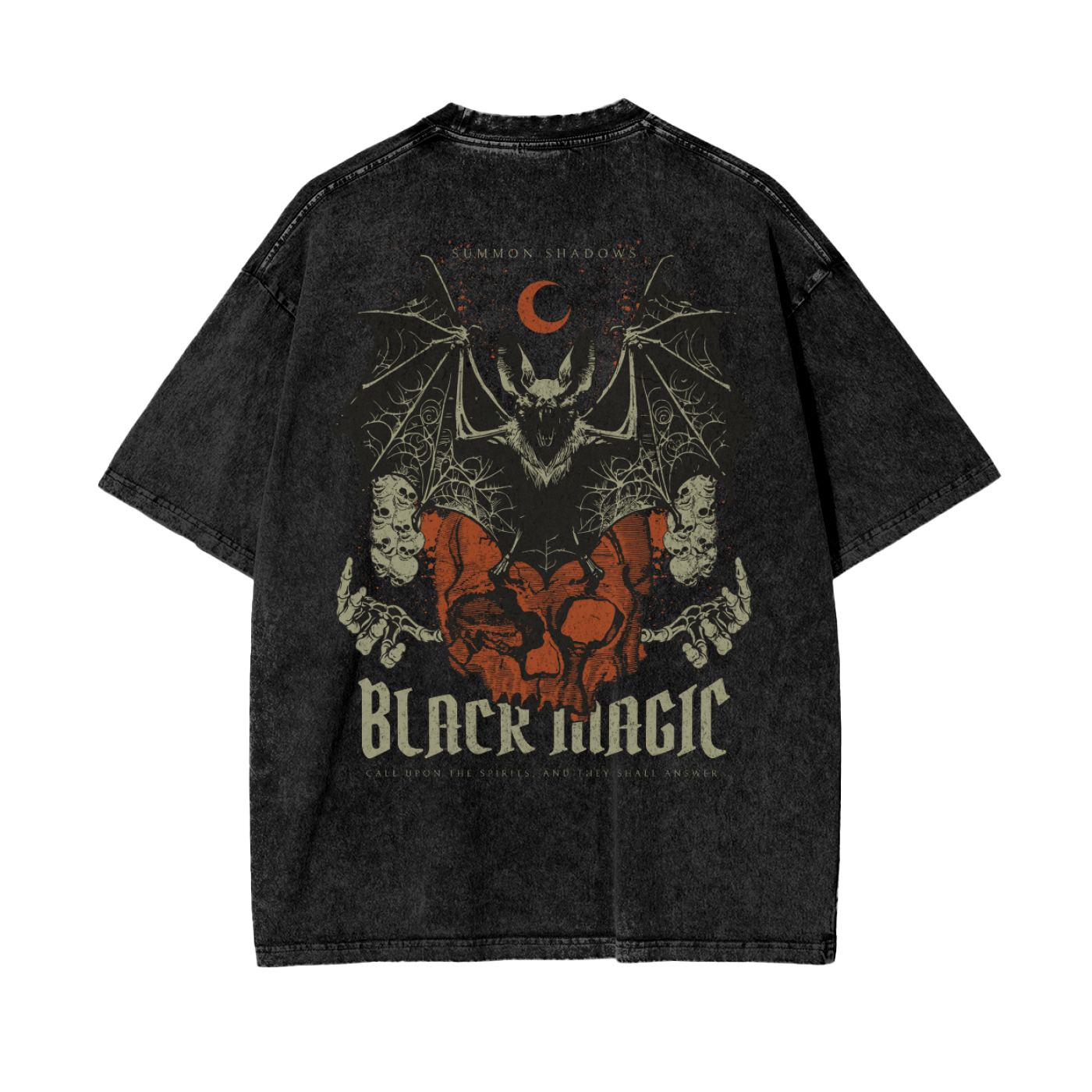 Black Magic Occult Bat T-Shirt Goth Cloth Co.