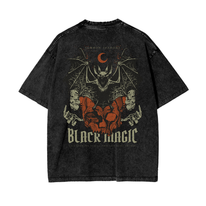 Black Magic Occult Bat T-Shirt Goth Cloth Co.