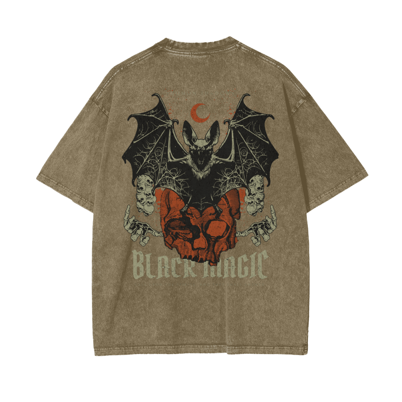 Black Magic Occult Bat T-Shirt Goth Cloth Co.