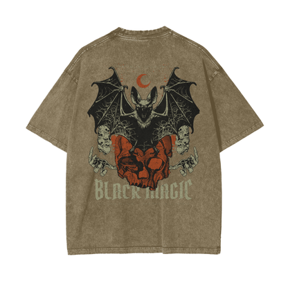 Black Magic Occult Bat T-Shirt Goth Cloth Co.