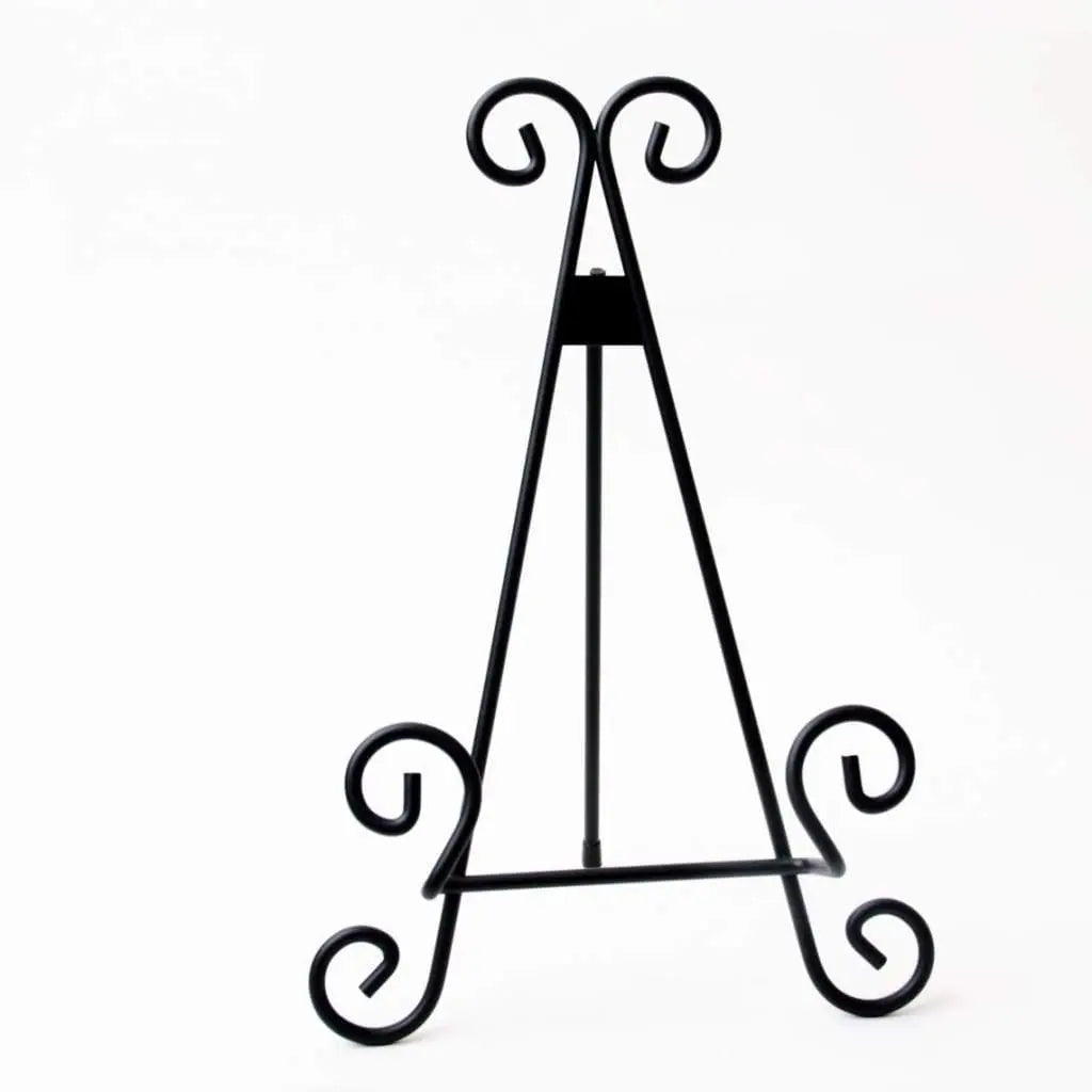 Black Metal Display Stand Easel for Cutting Boards Joyful Moose
