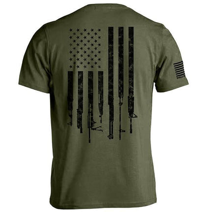 Firearm Flag Graphic Tee & Hoodie Shield Republic