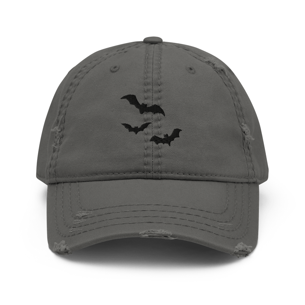 Blackout Bats Distressed Dad Hat Goth Cloth Co.