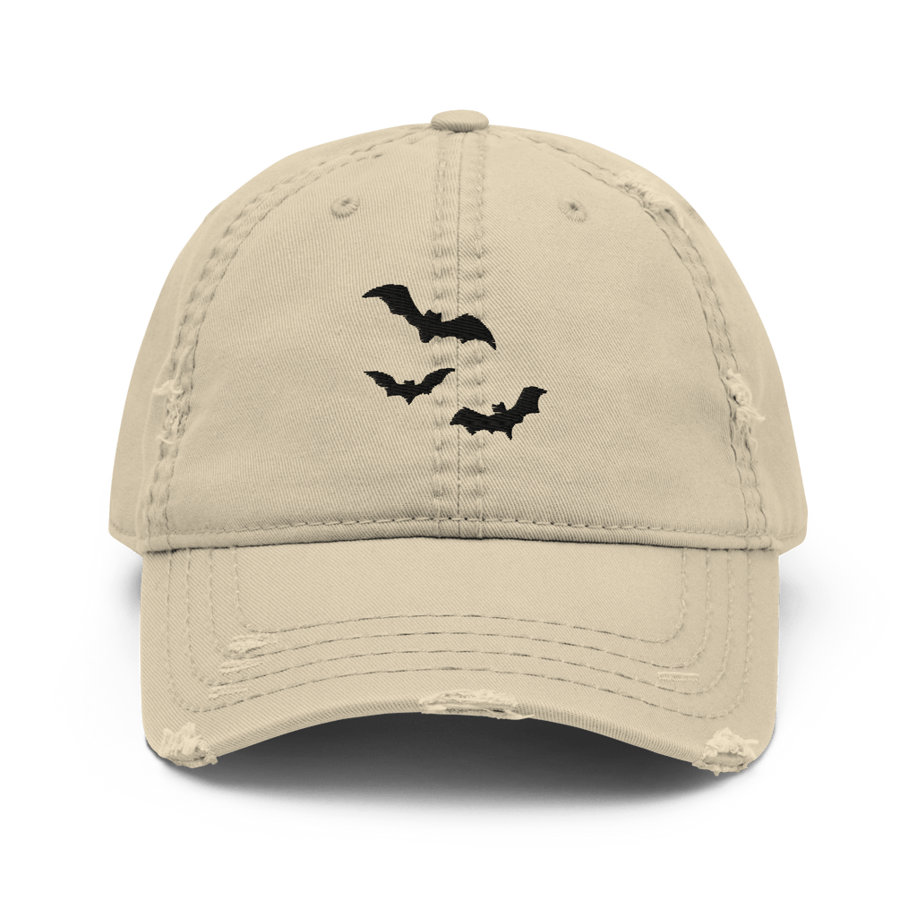 Blackout Bats Distressed Dad Hat Goth Cloth Co.