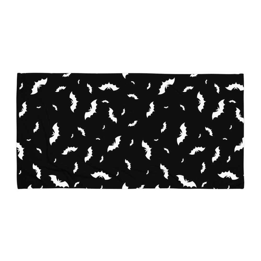 Blackout Batty Beach Towel Goth Cloth Co.