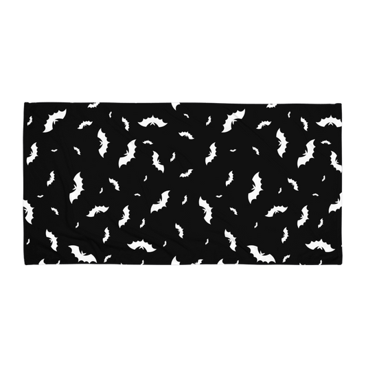 Blackout Batty Beach Towel Goth Cloth Co.