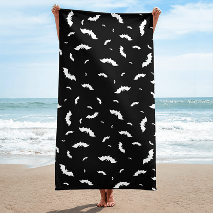 Blackout Batty Beach Towel Goth Cloth Co.