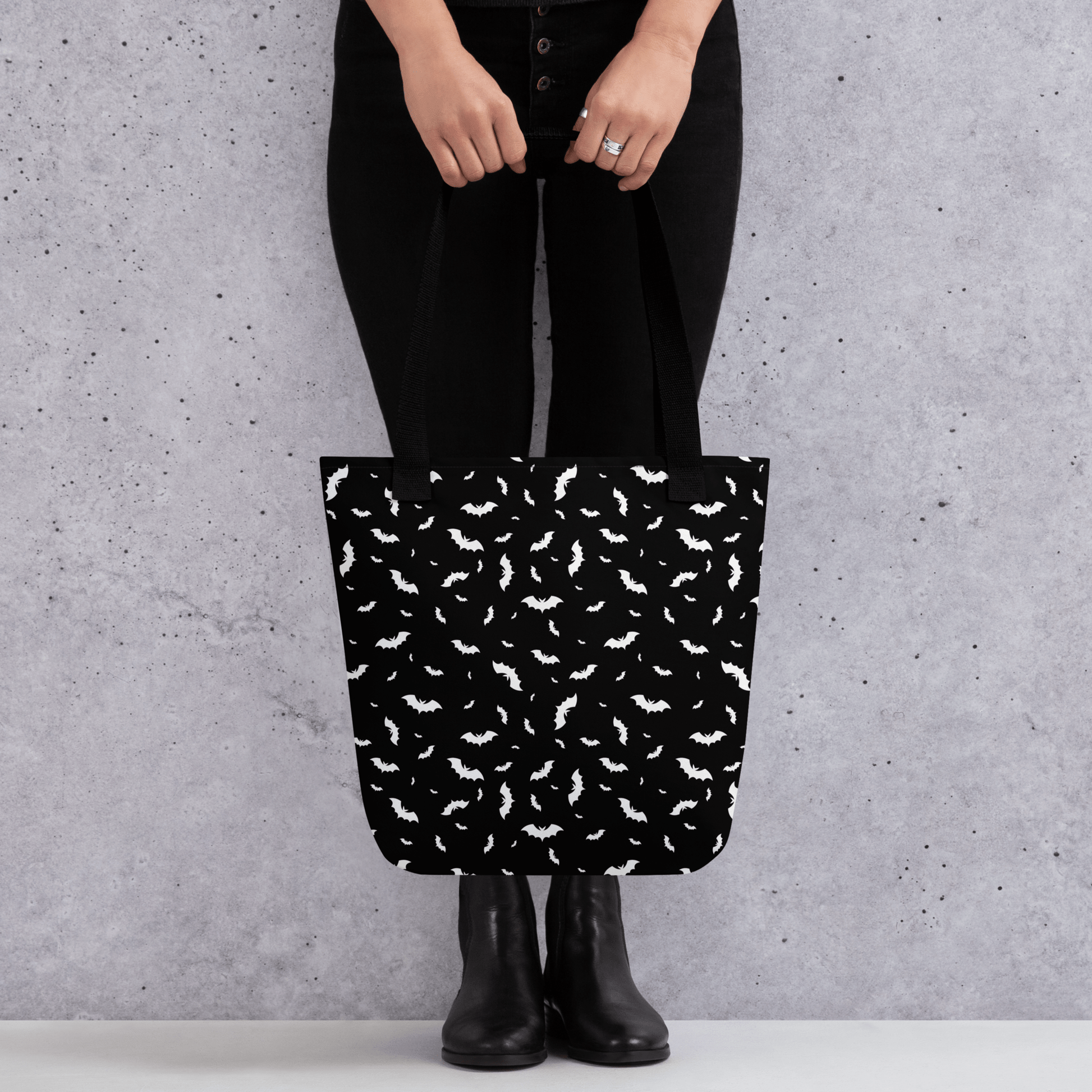 Blackout Batty Tote Bag Goth Cloth Co.