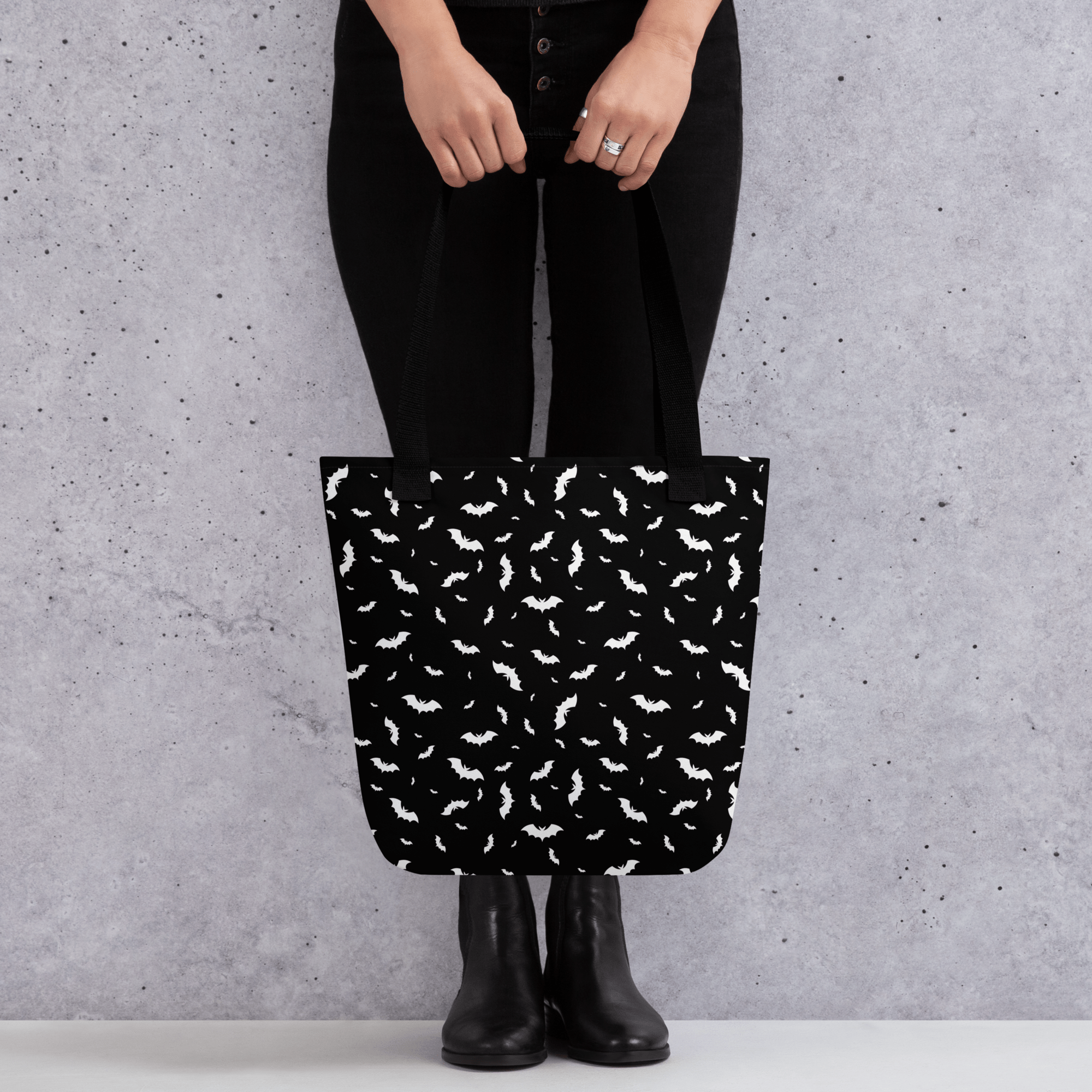 Blackout Batty Tote Bag Goth Cloth Co.