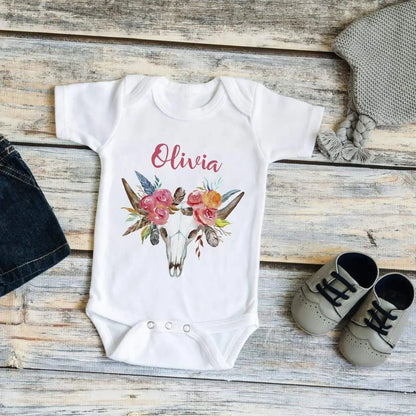 Boho Baby Bodysuit // Boho Baby Girl Clothes // Boho Baby Girl Gift // Boho Baby Shower Gift Joyful Moose