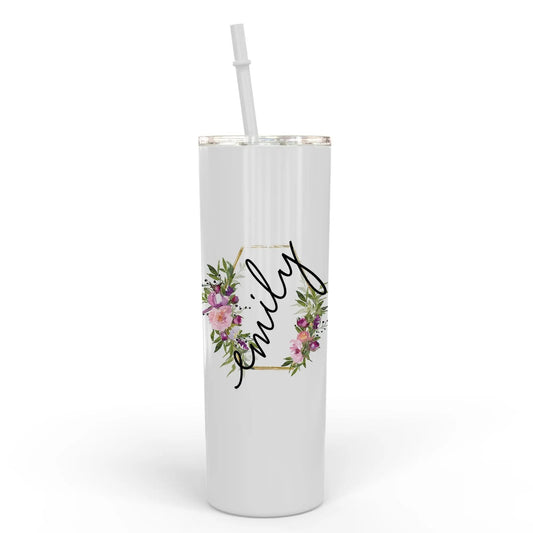 Bridesmaid Tumbler, bachelorette tumbler, personalized tumbler, skinny tumbler with straw, Joyful Moose