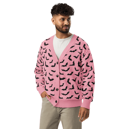 Bubblegum Bats Knit Cardigan Goth Cloth Co.