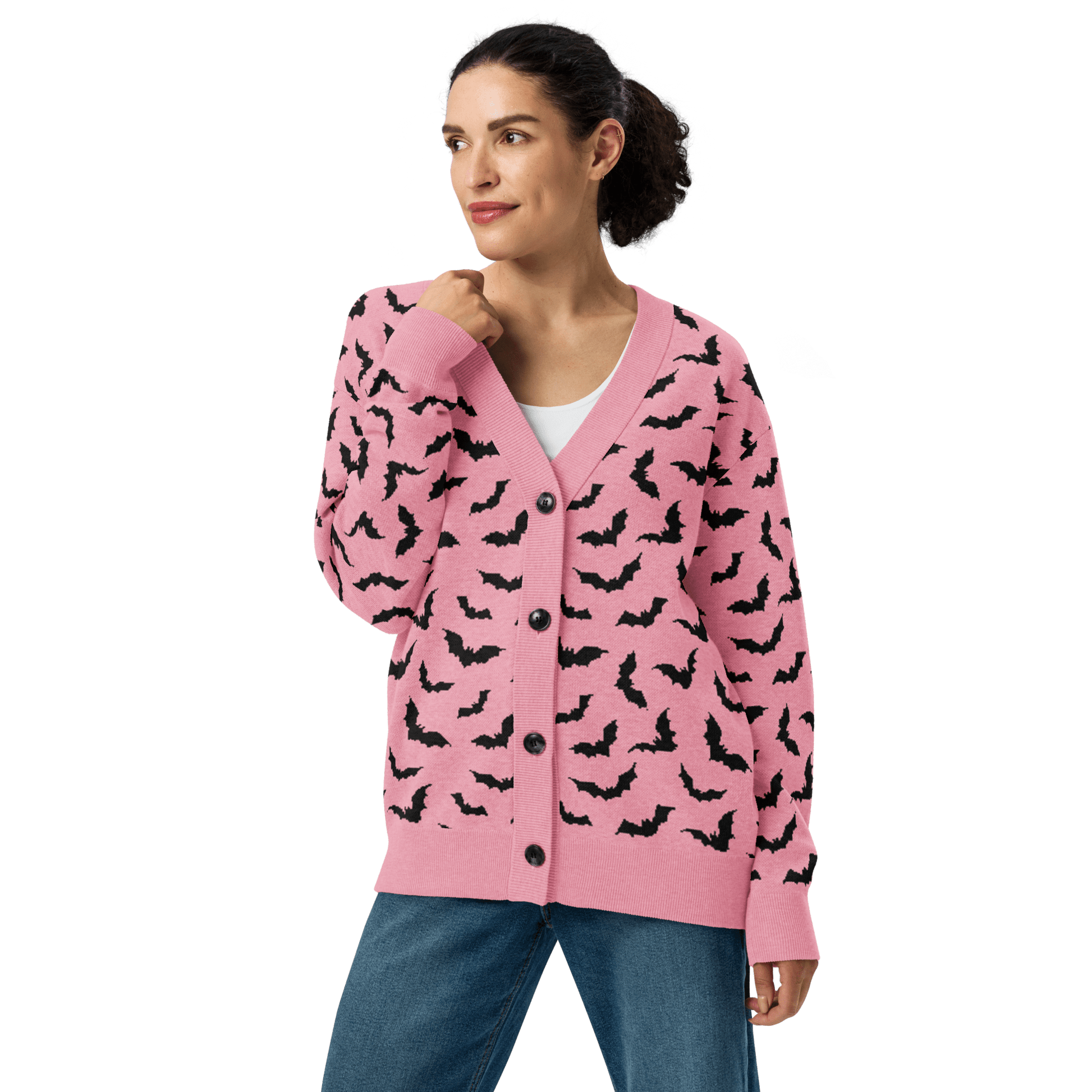 Bubblegum Bats Knit Cardigan Goth Cloth Co.